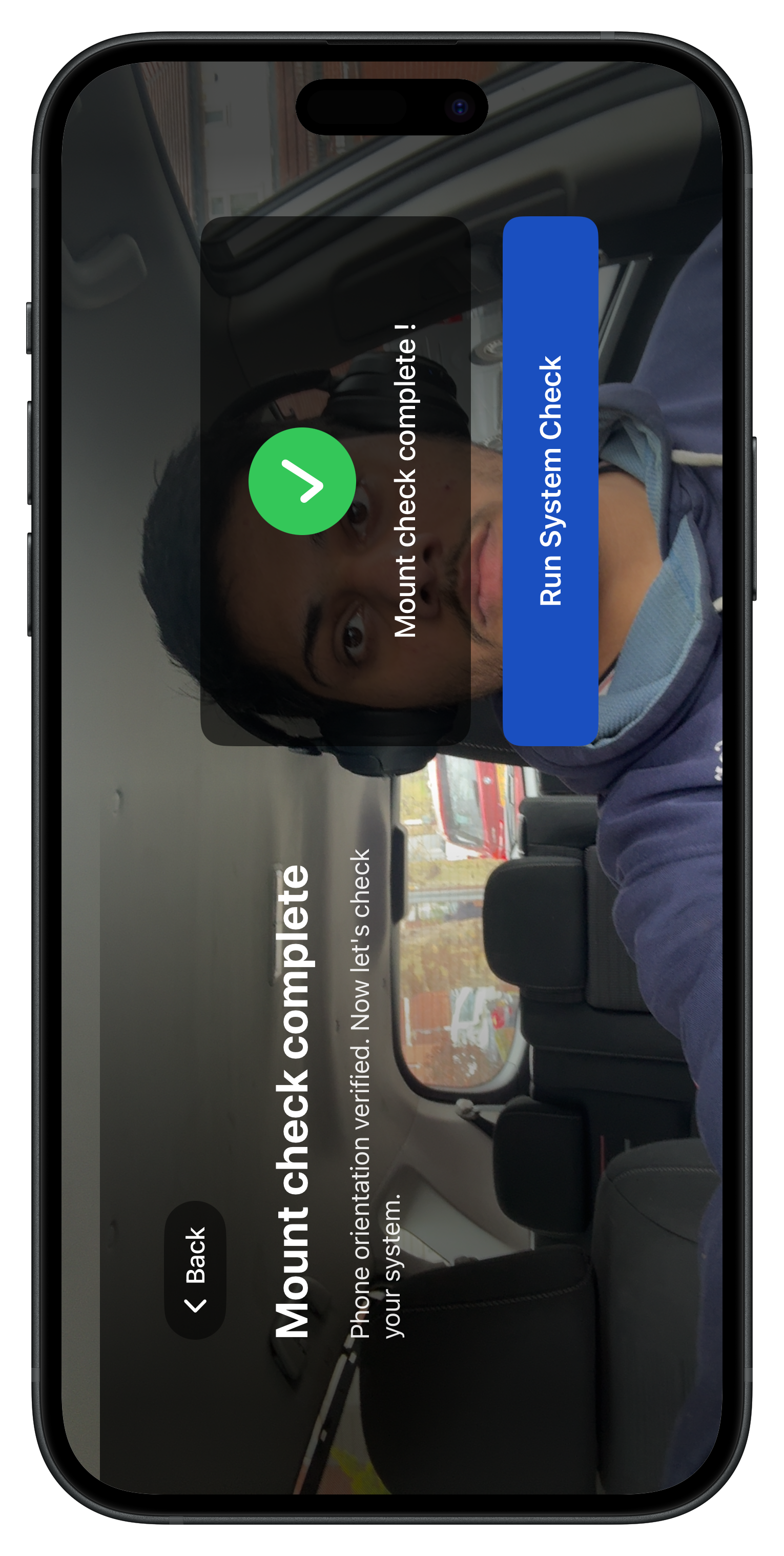 Mount check — both cameras verified