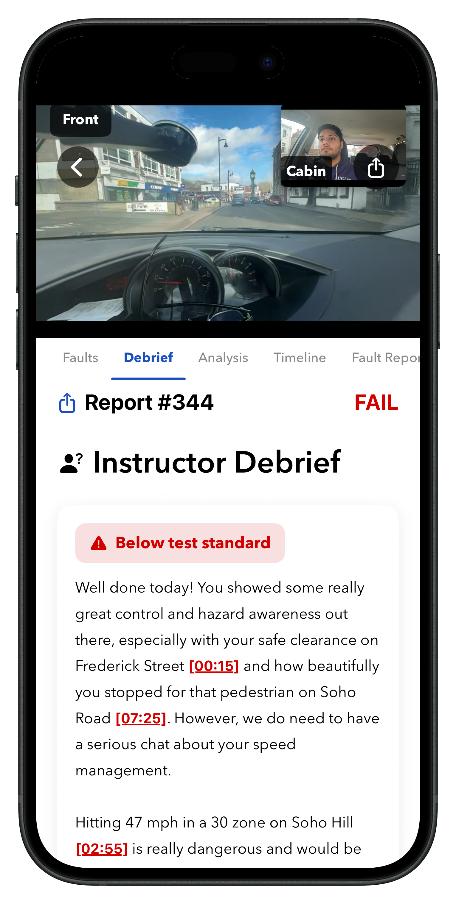 Instructor Debrief